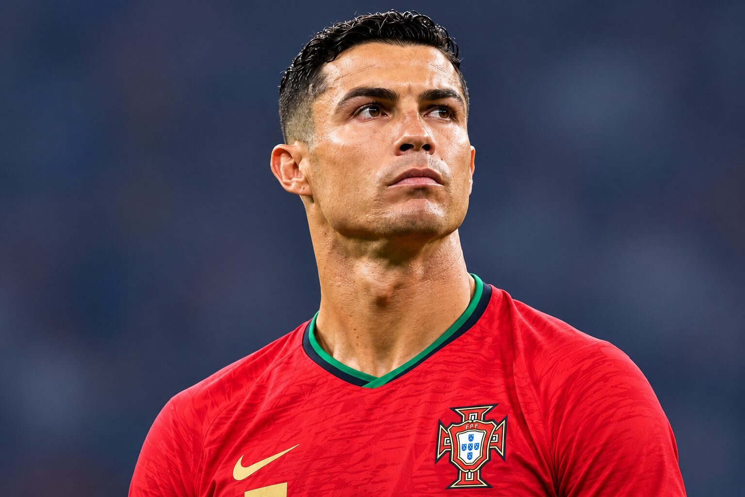 Cristiano Ronaldo wearing Portugal’s national team jersey amid his 2026 suspension and dispute with coach Jorge Jesus