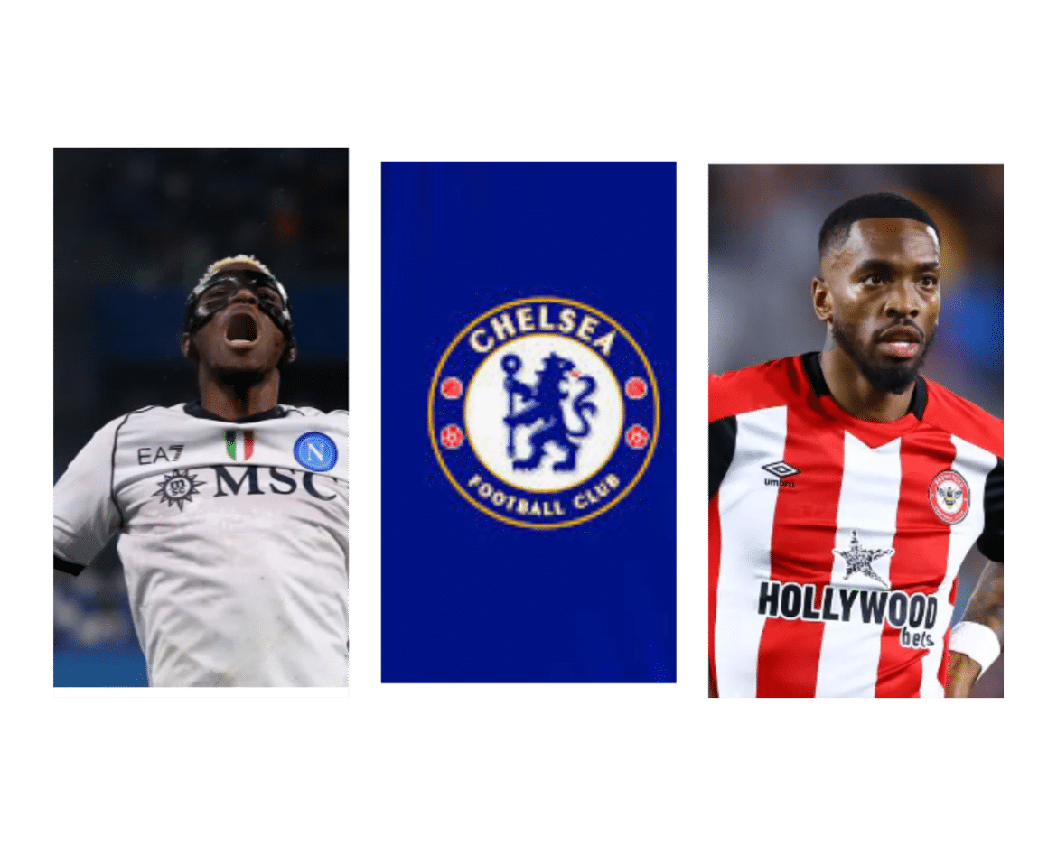 Osimhen-Chelsea-Toney Osimhen-Chelsea logo-Toney-Soccervar.com