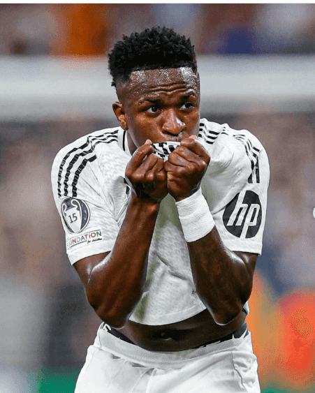 Vinicius Junior in Real Madrid jersey